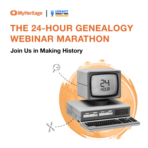 How to survive a 24-hour genealogy webinar marathon!