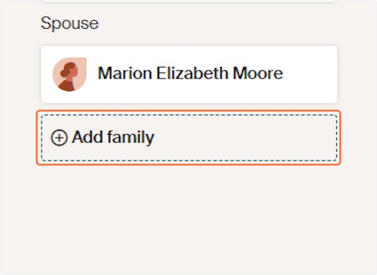 Step by Step instructions on how to add a floating person to your Ancestry family tree