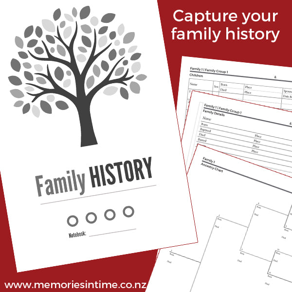Family History Notebook (Downloadable PDF)