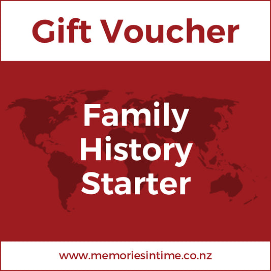Gift Voucher - Family History Starter