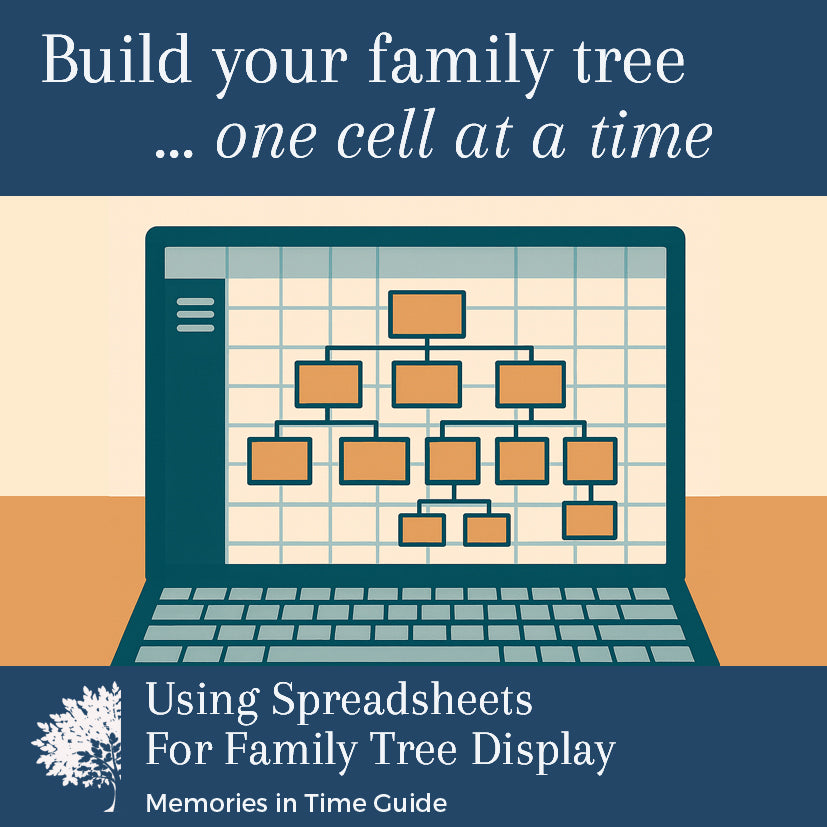 Using Spreadsheets for Family Tree Display