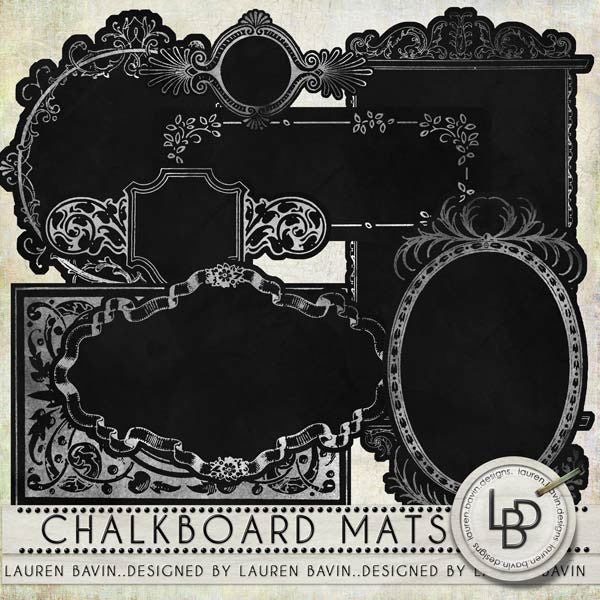 Chalkboard Mats