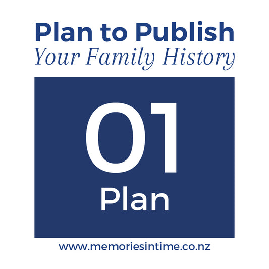 Plan to Publish - Your Family History