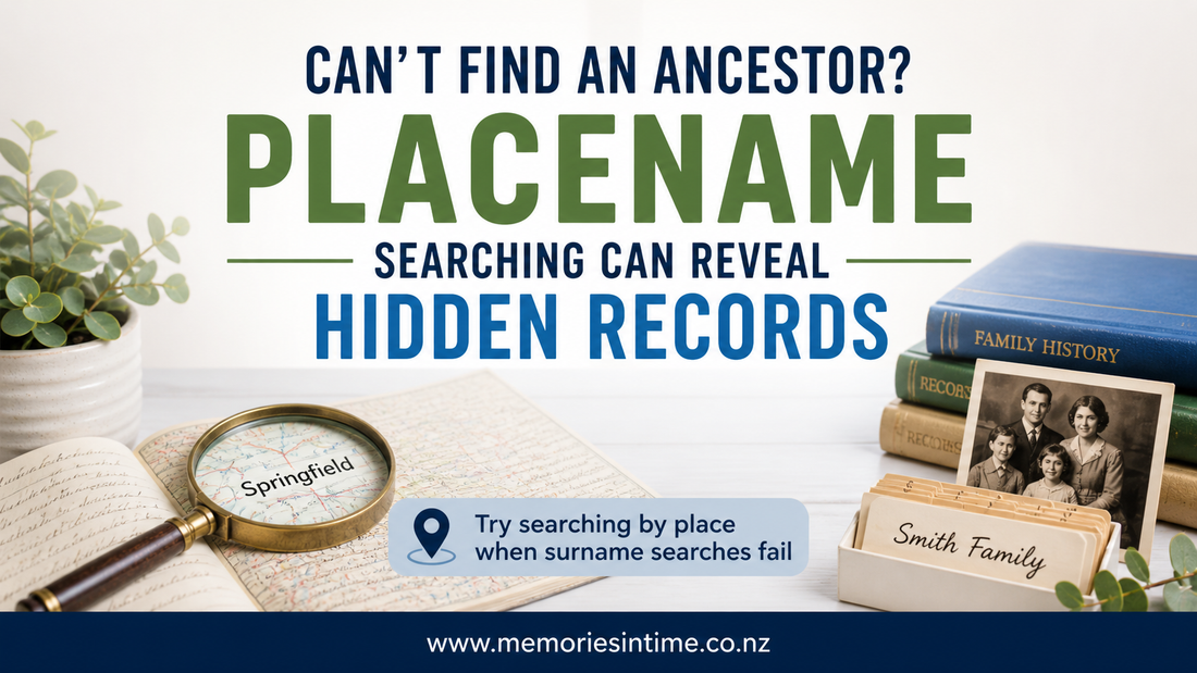 Why Searching by Placename Can Solve Genealogy Indexing Errors