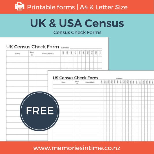 Census Check Form