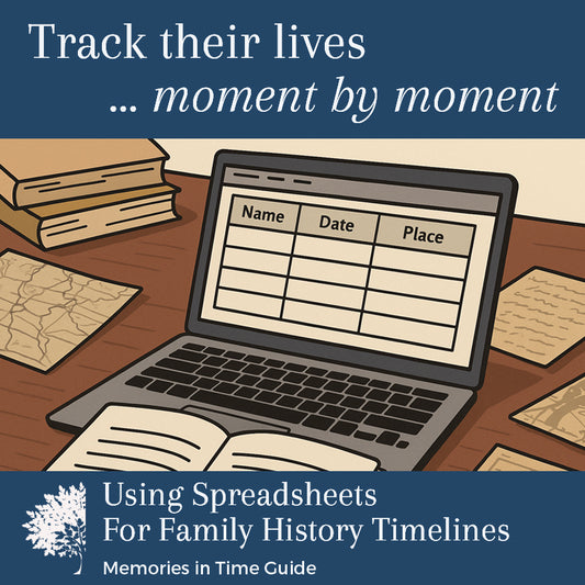 Using Spreadsheets for Family History Timelines
