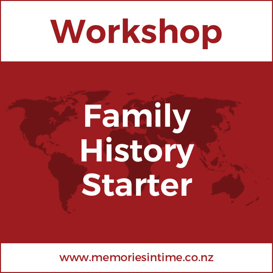 Family History Starter Workshop